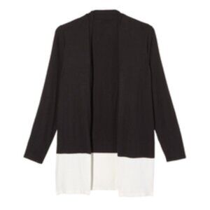Ryan Wythe Skye Long Sleeve Color Block Cardigan (Plus)